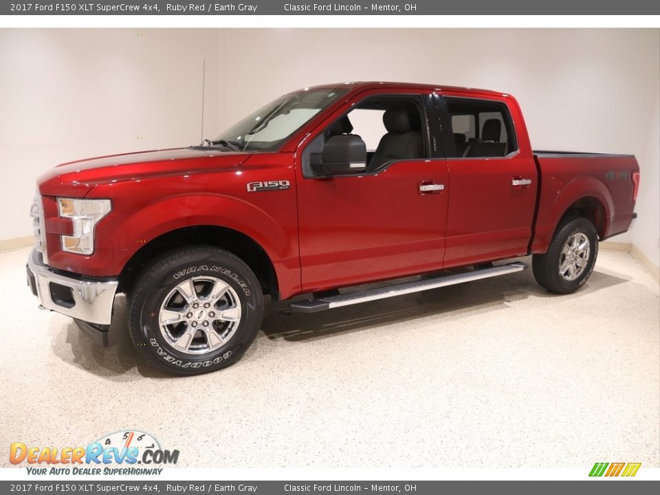 Ruby Red 2017 Ford F150 XLT SuperCrew 4x4 Photo #3