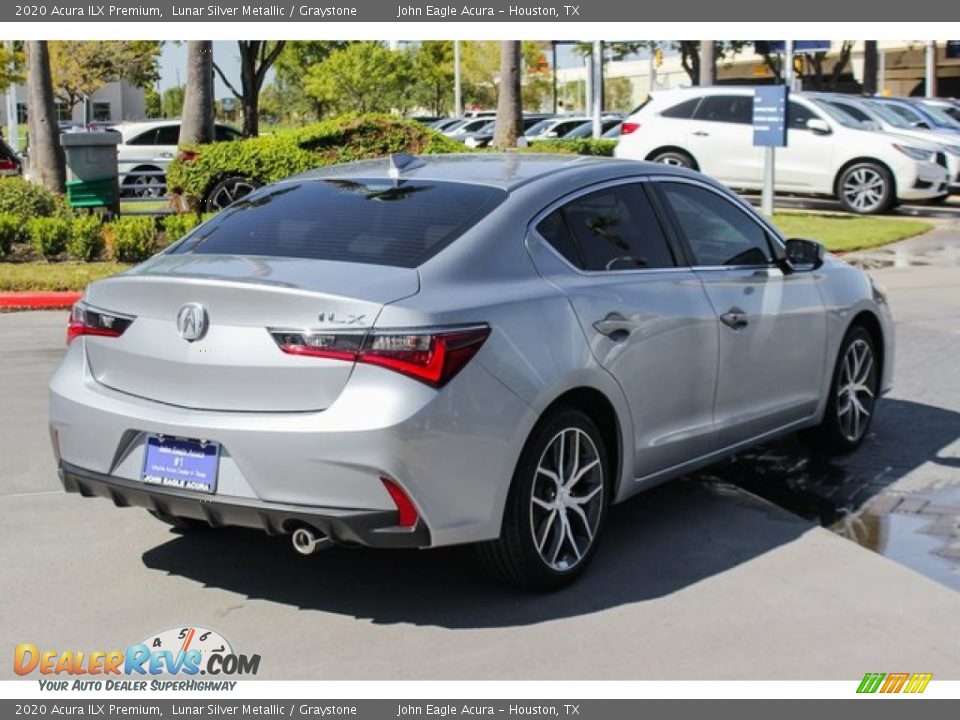 2020 Acura ILX Premium Lunar Silver Metallic / Graystone Photo #8