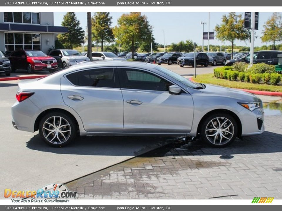 2020 Acura ILX Premium Lunar Silver Metallic / Graystone Photo #9