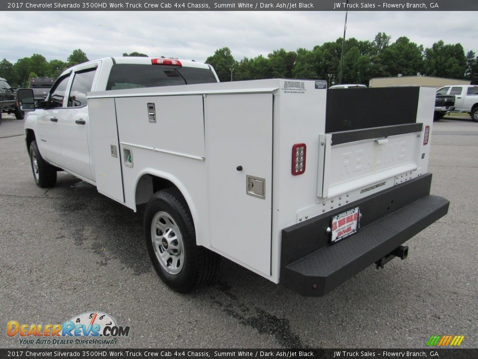 2017 Chevrolet Silverado 3500HD Work Truck Crew Cab 4x4 Chassis Summit White / Dark Ash/Jet Black Photo #3