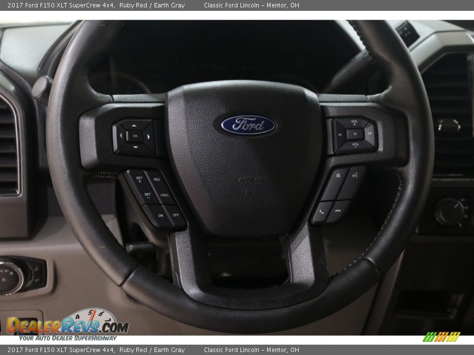 2017 Ford F150 XLT SuperCrew 4x4 Steering Wheel Photo #8