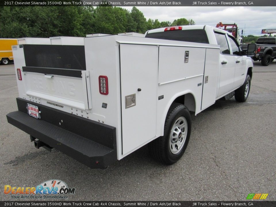 2017 Chevrolet Silverado 3500HD Work Truck Crew Cab 4x4 Chassis Summit White / Dark Ash/Jet Black Photo #5