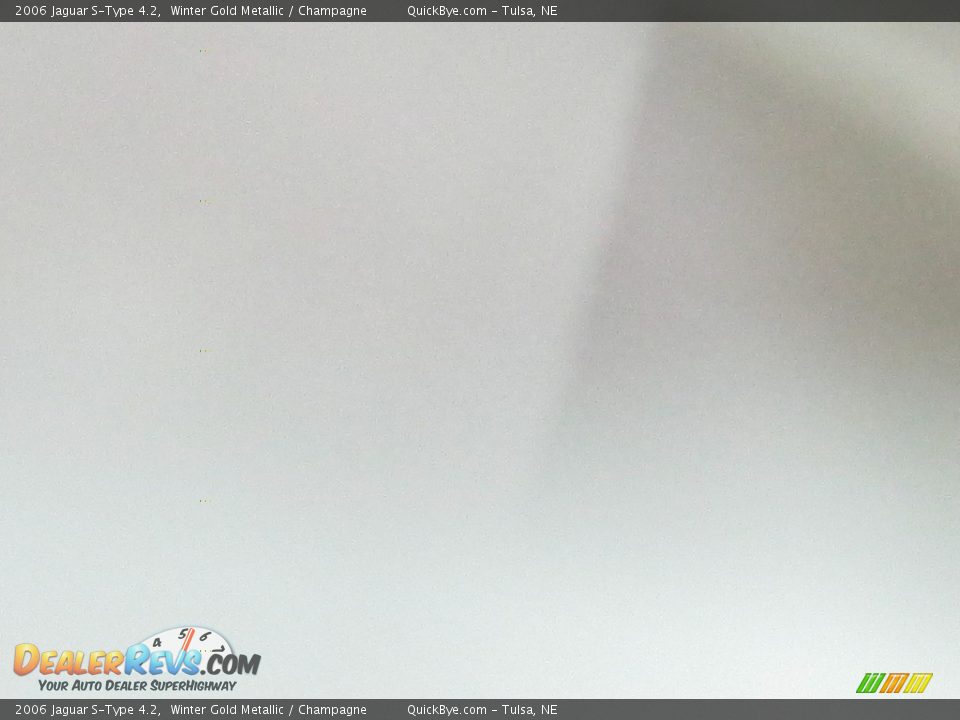 2006 Jaguar S-Type 4.2 Winter Gold Metallic / Champagne Photo #24