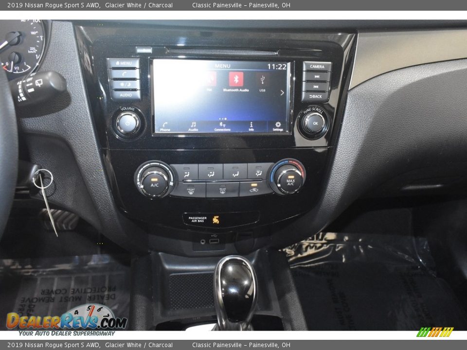 2019 Nissan Rogue Sport S AWD Glacier White / Charcoal Photo #13