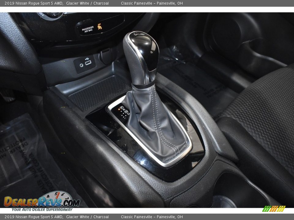 2019 Nissan Rogue Sport S AWD Glacier White / Charcoal Photo #15