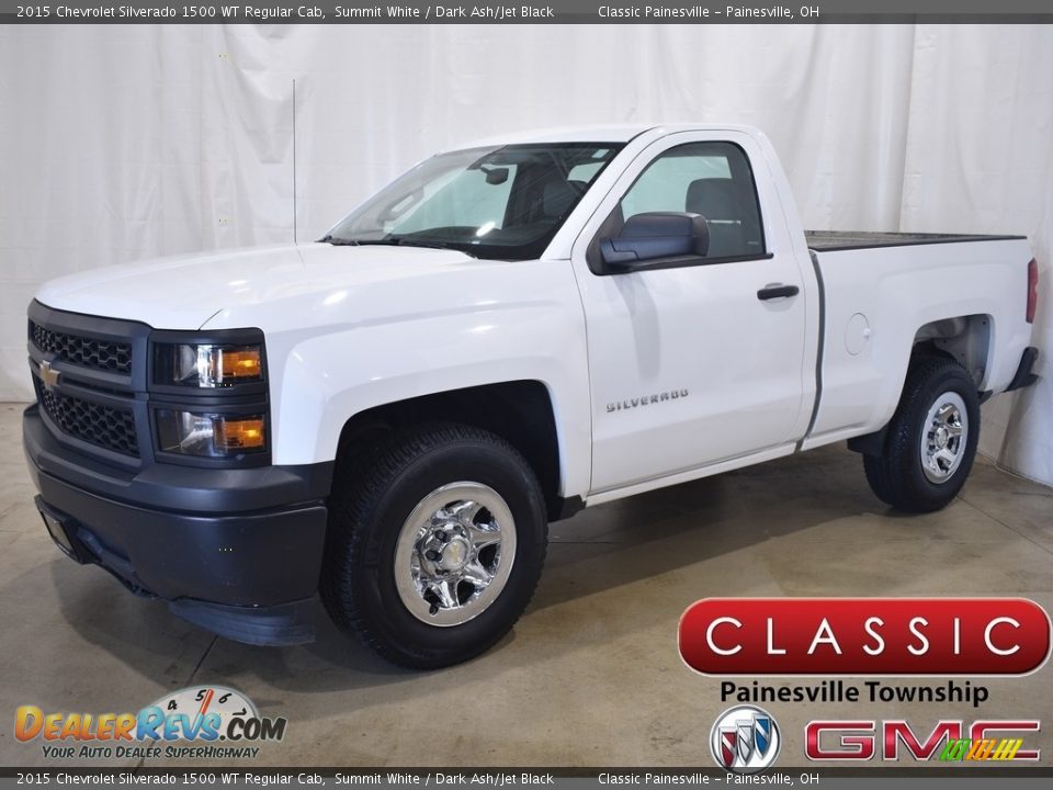 2015 Chevrolet Silverado 1500 WT Regular Cab Summit White / Dark Ash/Jet Black Photo #1