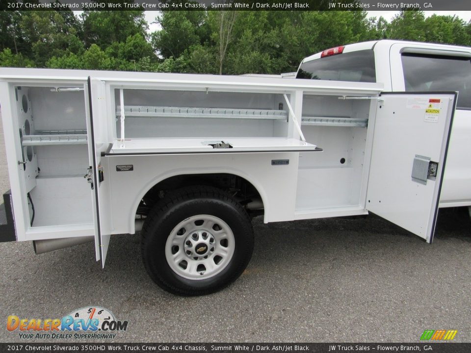 2017 Chevrolet Silverado 3500HD Work Truck Crew Cab 4x4 Chassis Summit White / Dark Ash/Jet Black Photo #15