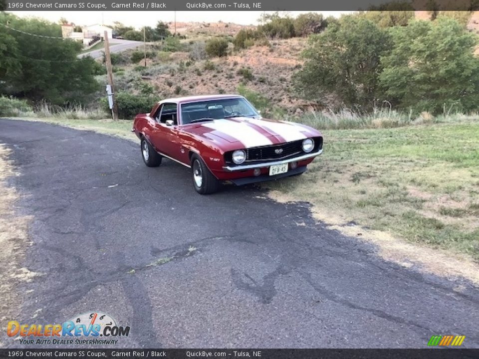 1969 Chevrolet Camaro SS Coupe Garnet Red / Black Photo #2