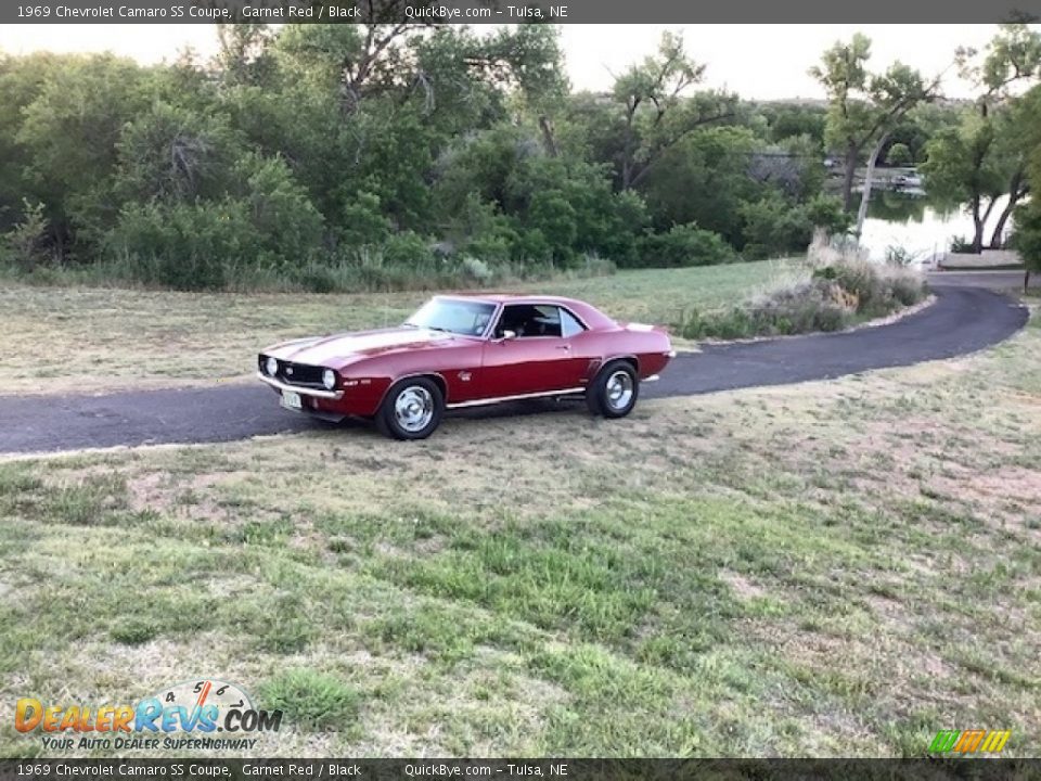 1969 Chevrolet Camaro SS Coupe Garnet Red / Black Photo #3