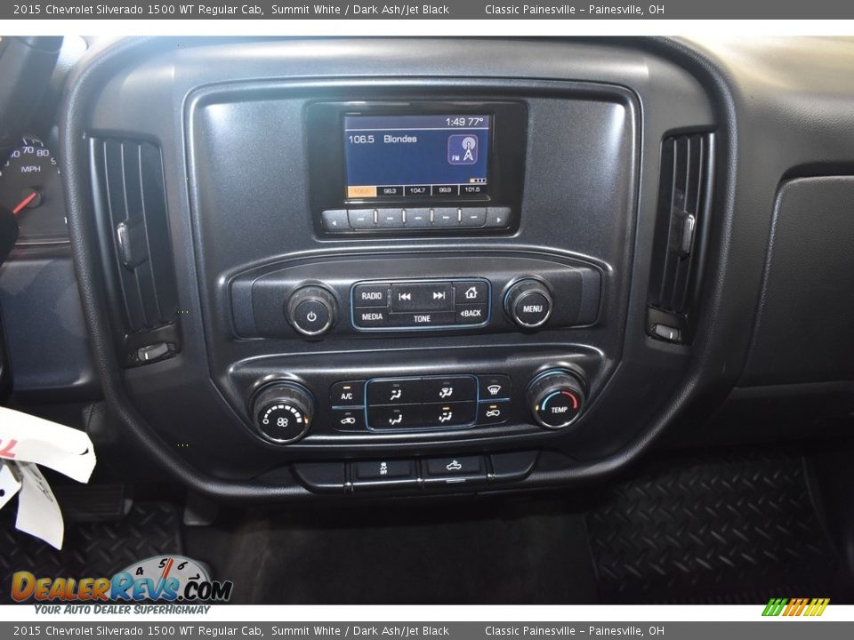 2015 Chevrolet Silverado 1500 WT Regular Cab Summit White / Dark Ash/Jet Black Photo #12