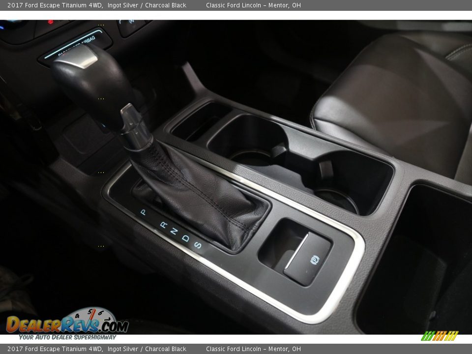 2017 Ford Escape Titanium 4WD Ingot Silver / Charcoal Black Photo #13