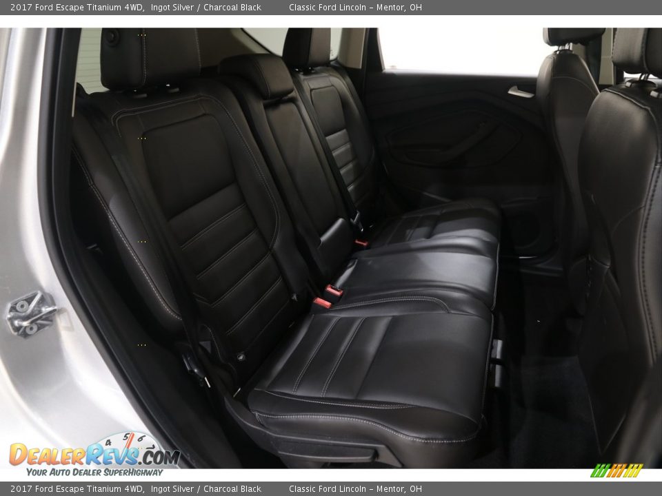 2017 Ford Escape Titanium 4WD Ingot Silver / Charcoal Black Photo #15