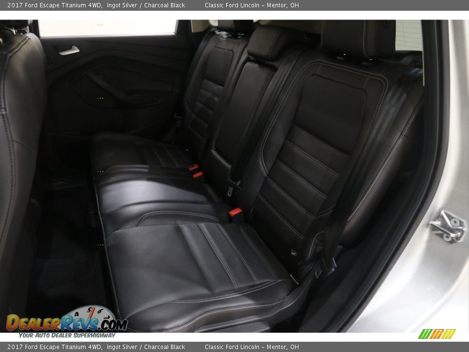 2017 Ford Escape Titanium 4WD Ingot Silver / Charcoal Black Photo #16
