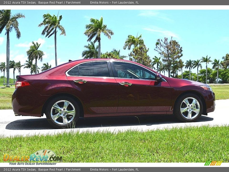 2012 Acura TSX Sedan Basque Red Pearl / Parchment Photo #3