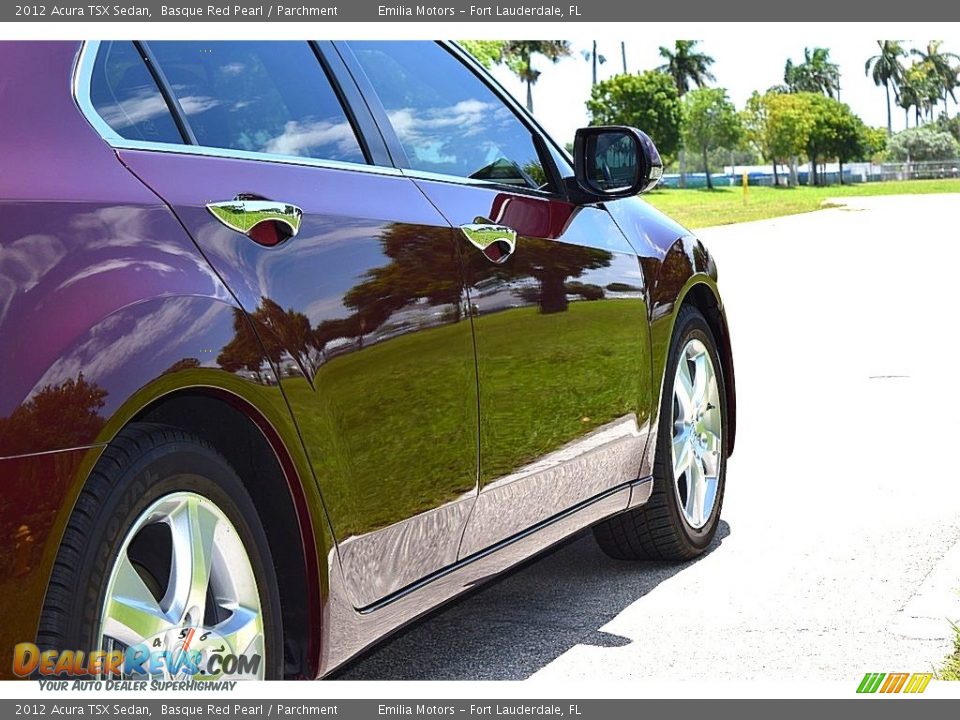 2012 Acura TSX Sedan Basque Red Pearl / Parchment Photo #5