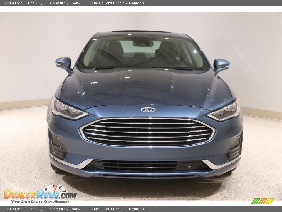 2019 Ford Fusion SEL Blue Metallic / Ebony Photo #2