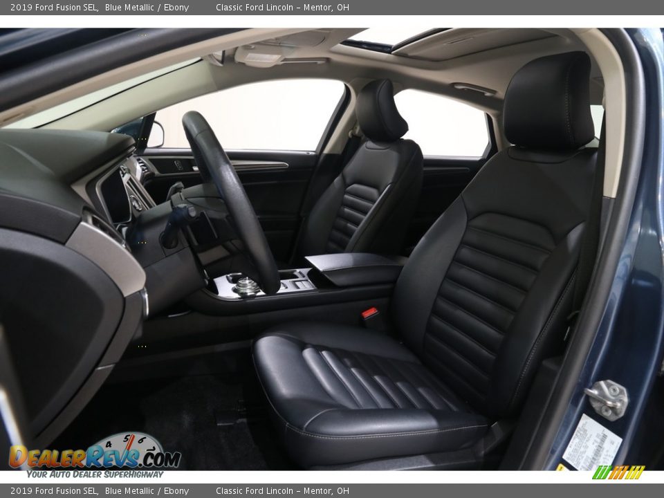 2019 Ford Fusion SEL Blue Metallic / Ebony Photo #5