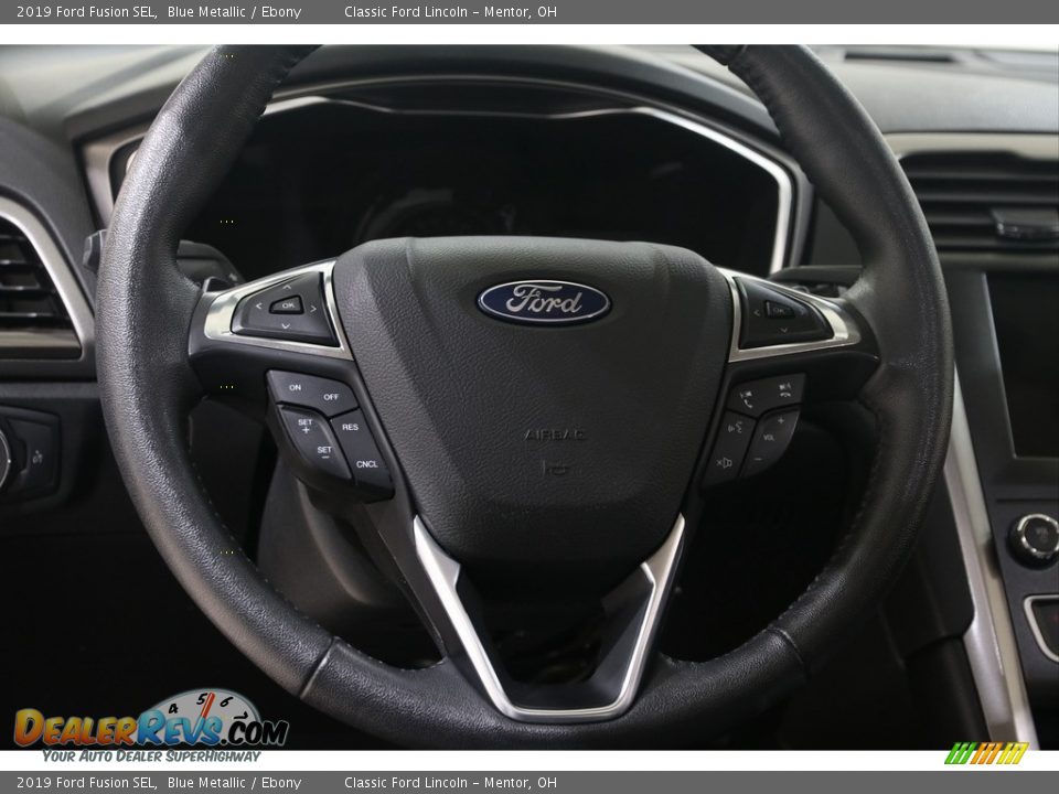 2019 Ford Fusion SEL Blue Metallic / Ebony Photo #6