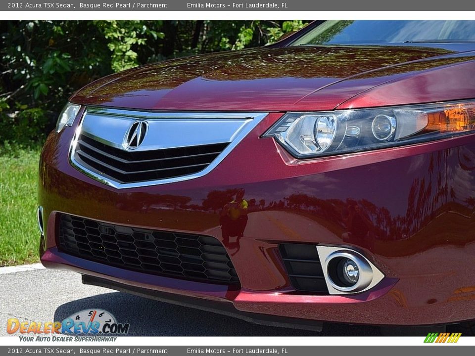 2012 Acura TSX Sedan Basque Red Pearl / Parchment Photo #14