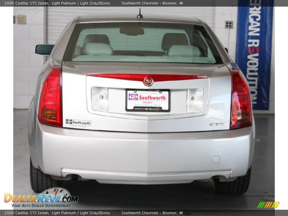 2006 Cadillac CTS Sedan Light Platinum / Light Gray/Ebony Photo #3