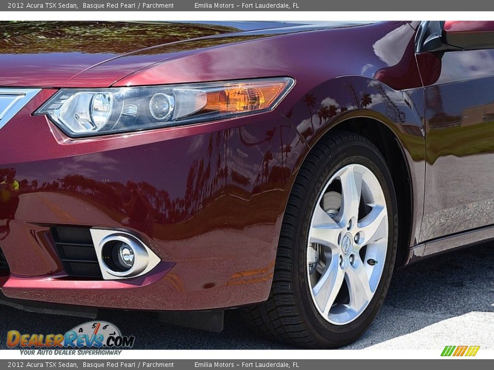 2012 Acura TSX Sedan Basque Red Pearl / Parchment Photo #15