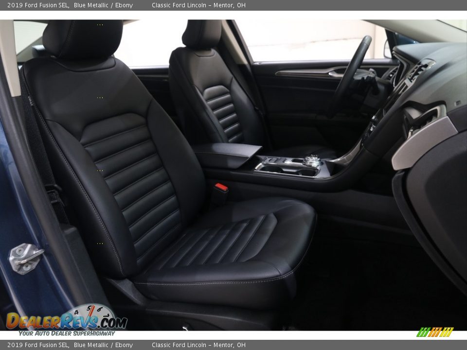 2019 Ford Fusion SEL Blue Metallic / Ebony Photo #12