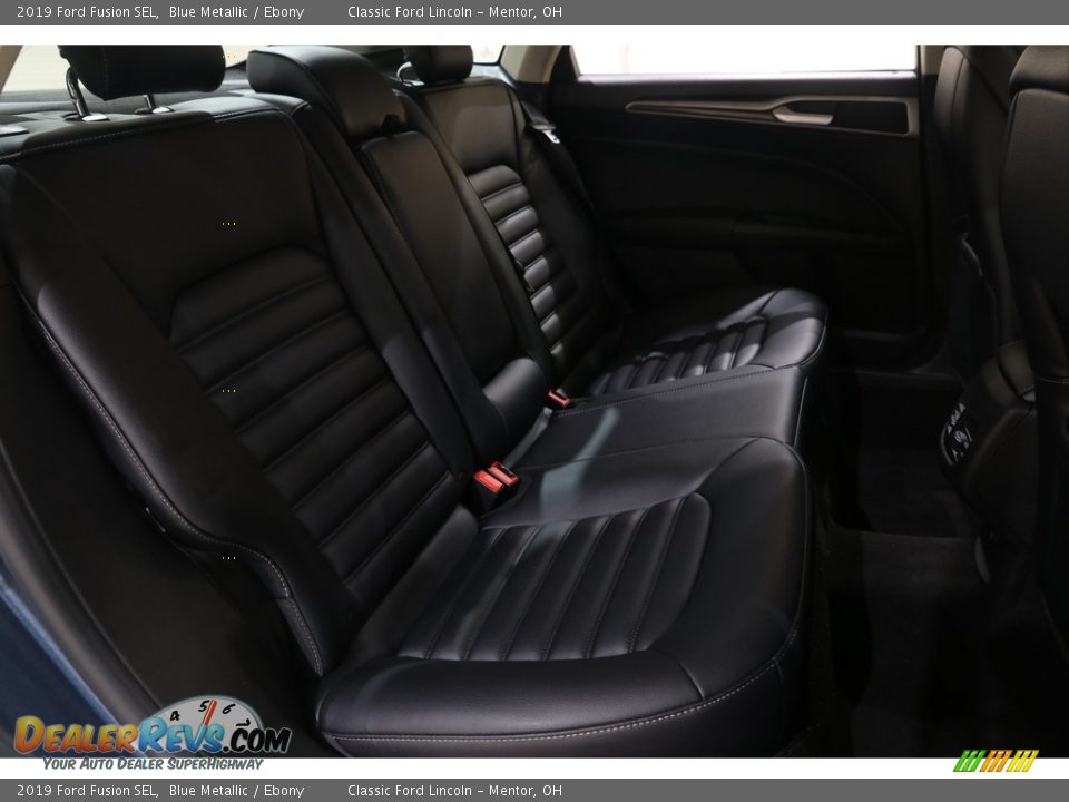 2019 Ford Fusion SEL Blue Metallic / Ebony Photo #13
