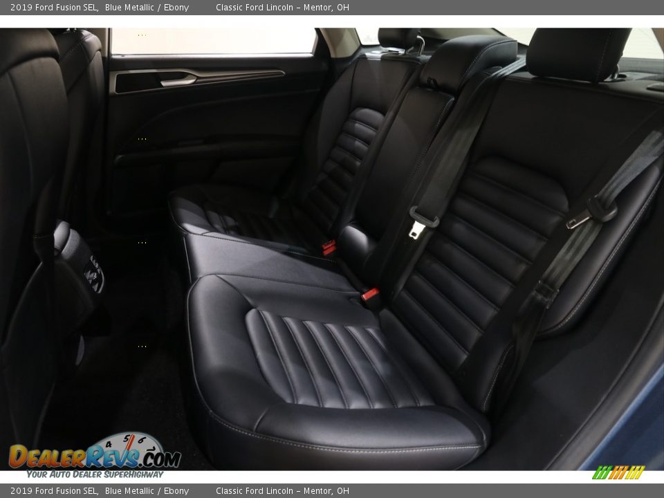 2019 Ford Fusion SEL Blue Metallic / Ebony Photo #14