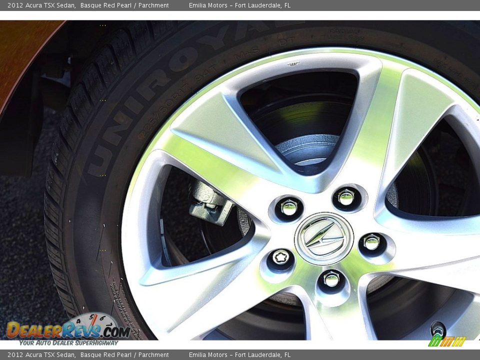 2012 Acura TSX Sedan Basque Red Pearl / Parchment Photo #20