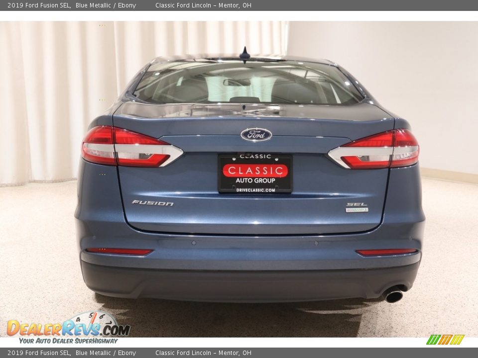 2019 Ford Fusion SEL Blue Metallic / Ebony Photo #15