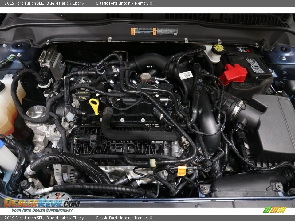 2019 Ford Fusion SEL Blue Metallic / Ebony Photo #16