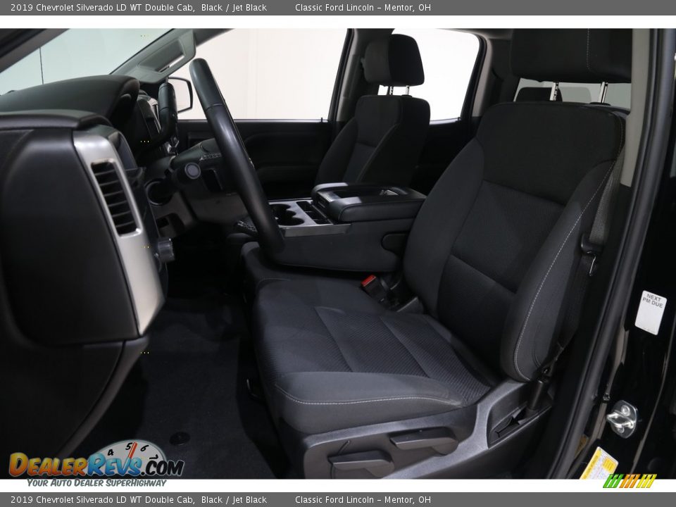 2019 Chevrolet Silverado LD WT Double Cab Black / Jet Black Photo #5