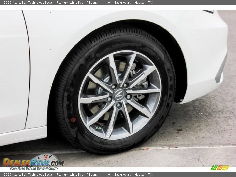 2020 Acura TLX Technology Sedan Platinum White Pearl / Ebony Photo #10