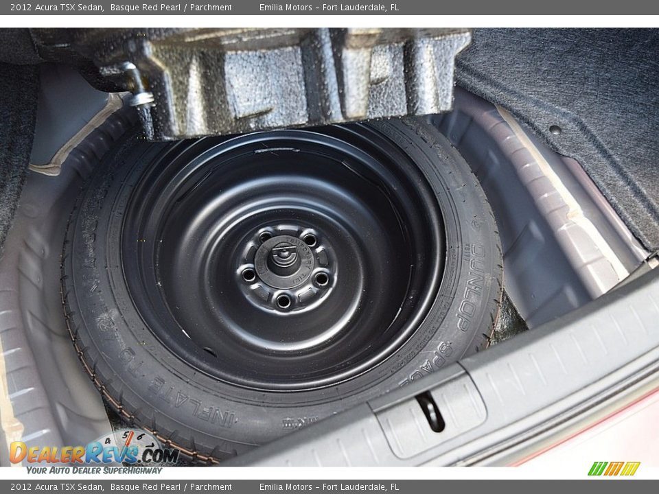2012 Acura TSX Sedan Basque Red Pearl / Parchment Photo #39