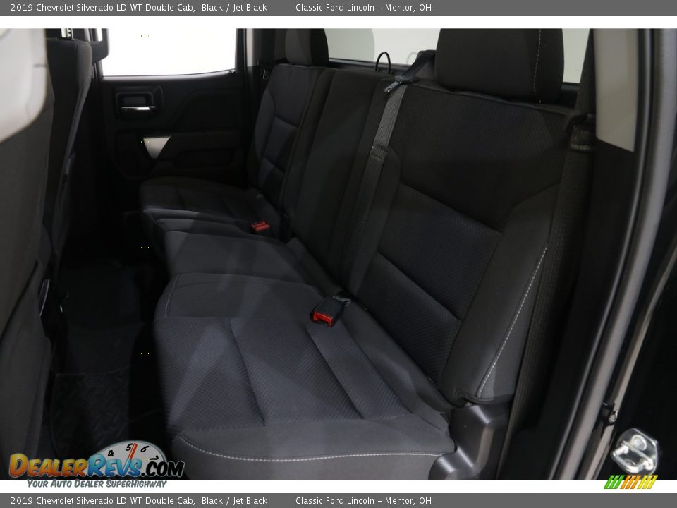 2019 Chevrolet Silverado LD WT Double Cab Black / Jet Black Photo #15