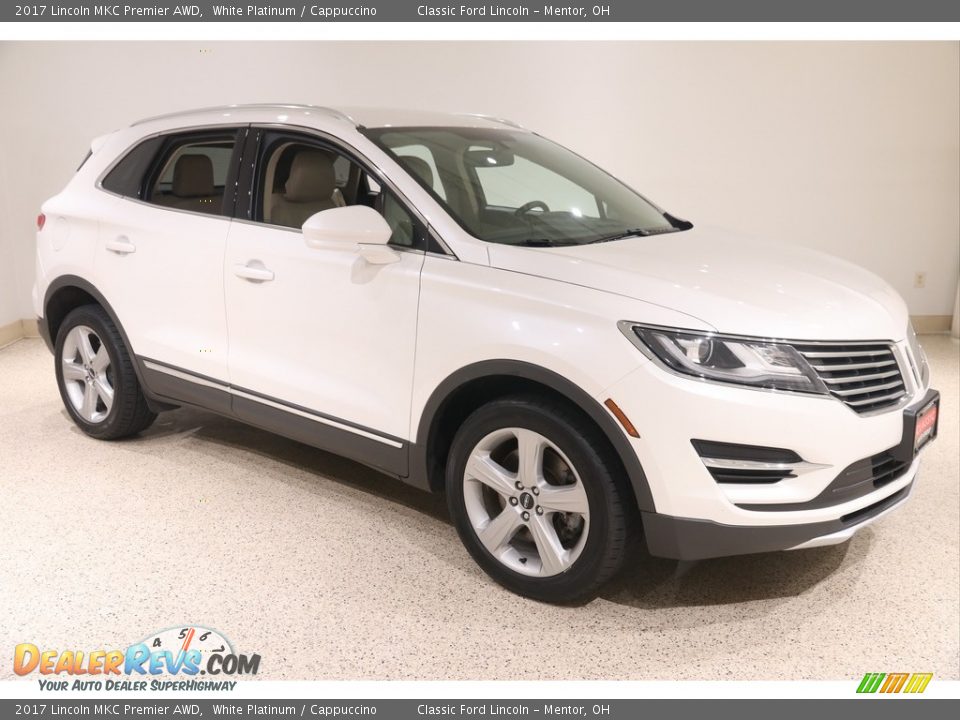 2017 Lincoln MKC Premier AWD White Platinum / Cappuccino Photo #1