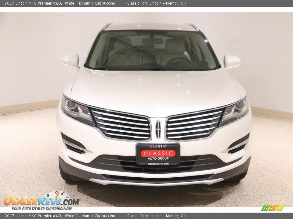 2017 Lincoln MKC Premier AWD White Platinum / Cappuccino Photo #2