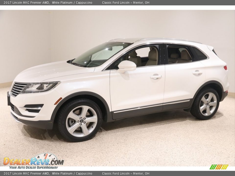 2017 Lincoln MKC Premier AWD White Platinum / Cappuccino Photo #3