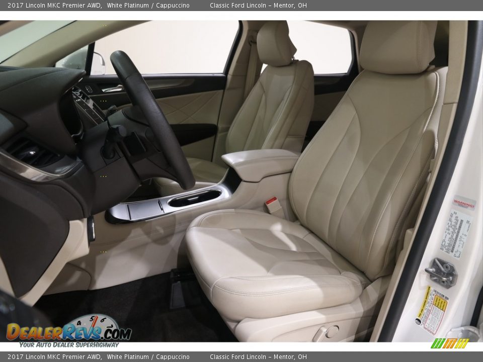 2017 Lincoln MKC Premier AWD White Platinum / Cappuccino Photo #5