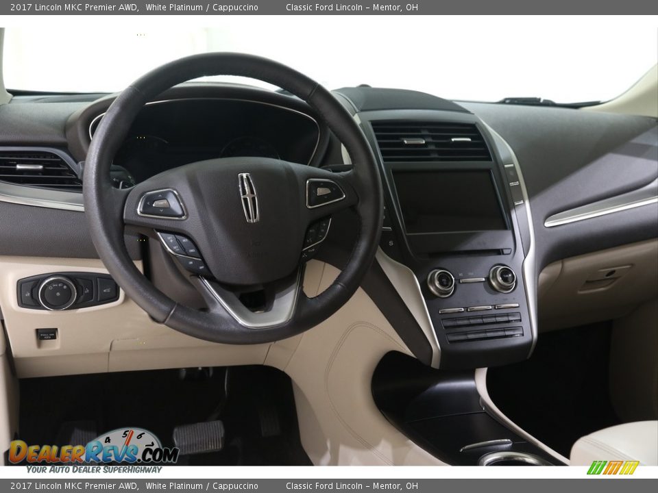 2017 Lincoln MKC Premier AWD White Platinum / Cappuccino Photo #6