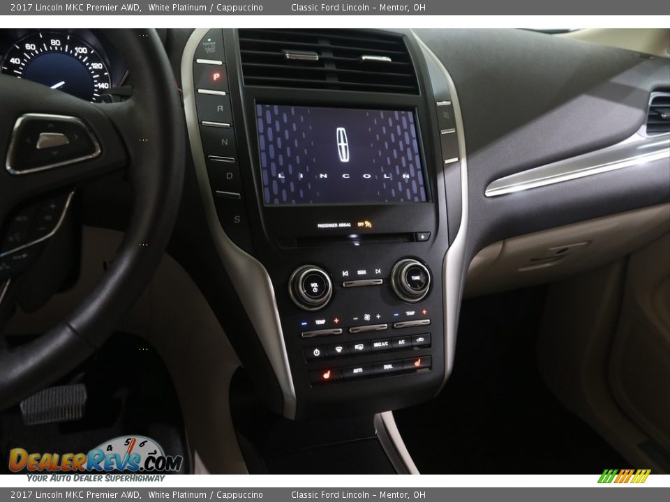 2017 Lincoln MKC Premier AWD White Platinum / Cappuccino Photo #9