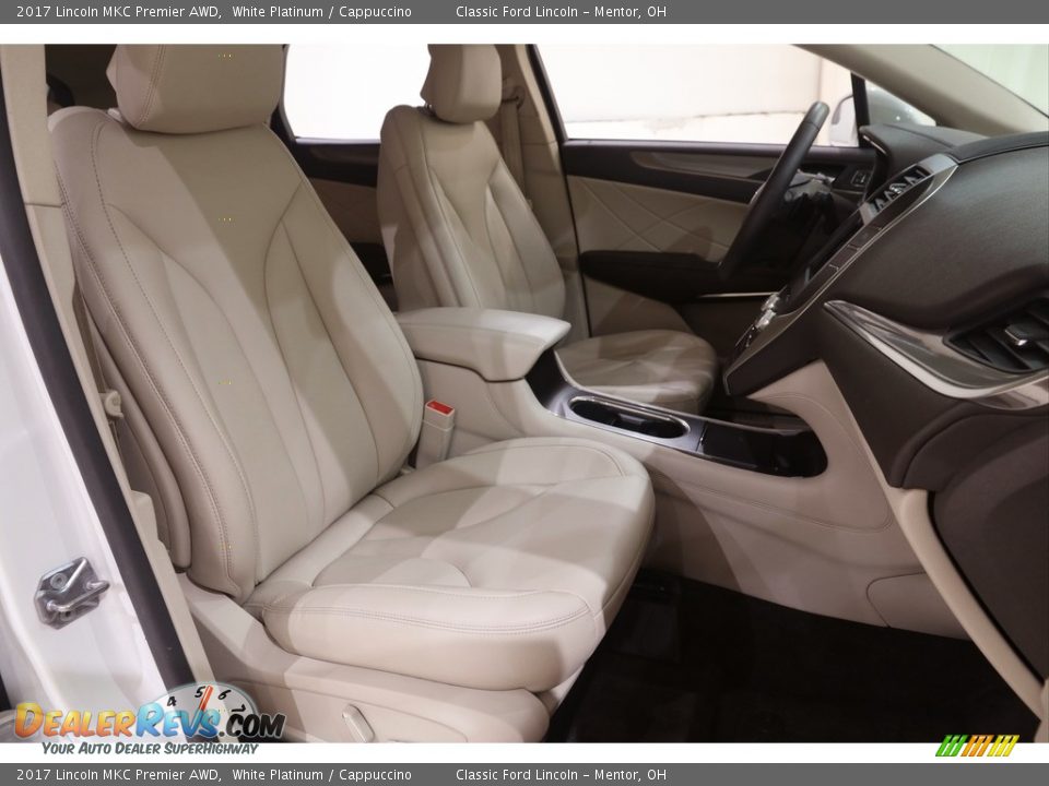 2017 Lincoln MKC Premier AWD White Platinum / Cappuccino Photo #14