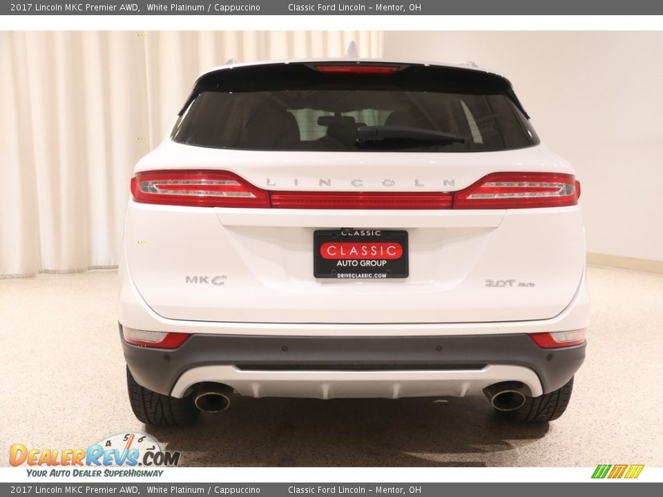 2017 Lincoln MKC Premier AWD White Platinum / Cappuccino Photo #17