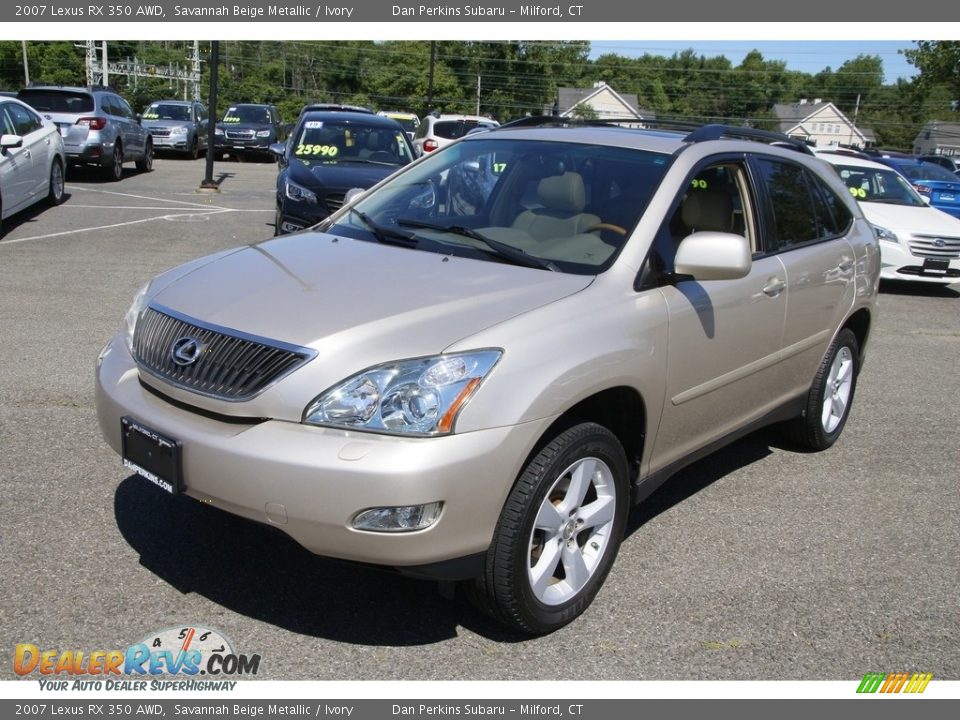 2007 Lexus RX 350 AWD Savannah Beige Metallic / Ivory Photo #1