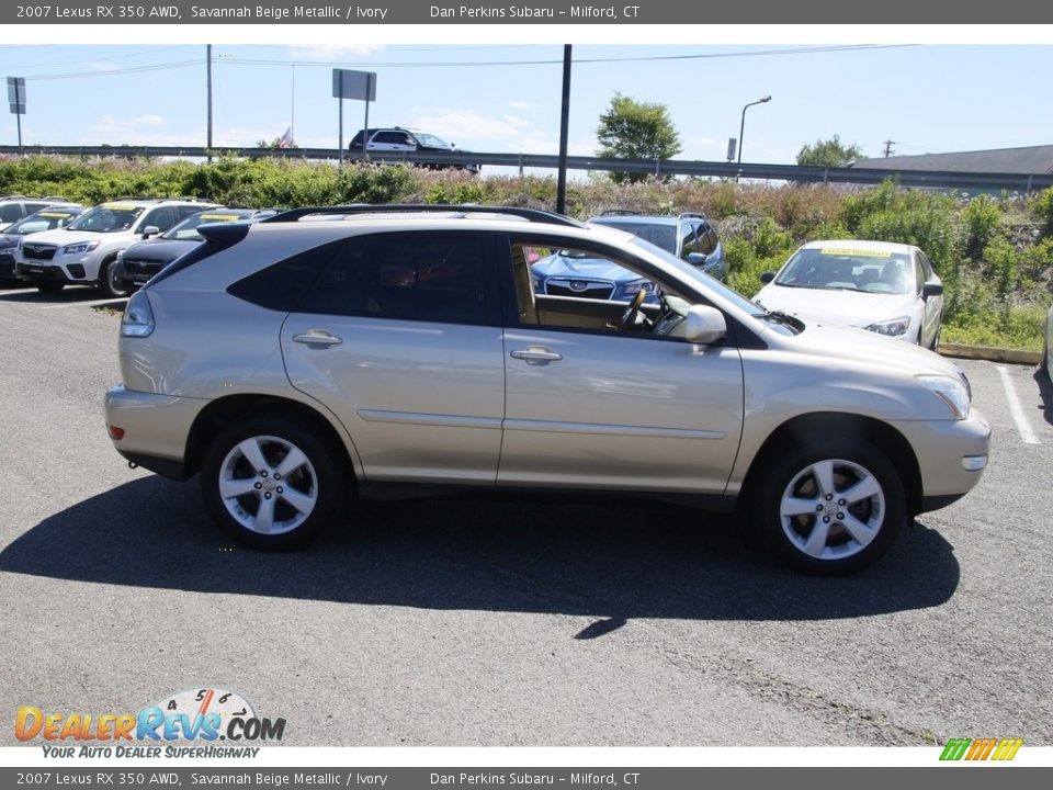 2007 Lexus RX 350 AWD Savannah Beige Metallic / Ivory Photo #4