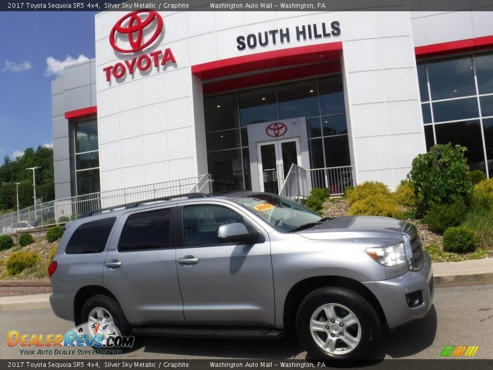 2017 Toyota Sequoia SR5 4x4 Silver Sky Metallic / Graphite Photo #2