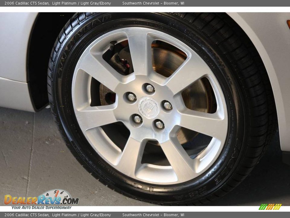 2006 Cadillac CTS Sedan Light Platinum / Light Gray/Ebony Photo #10