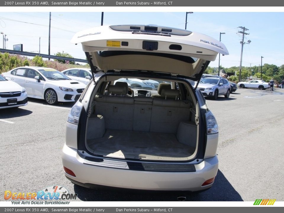 2007 Lexus RX 350 AWD Savannah Beige Metallic / Ivory Photo #14