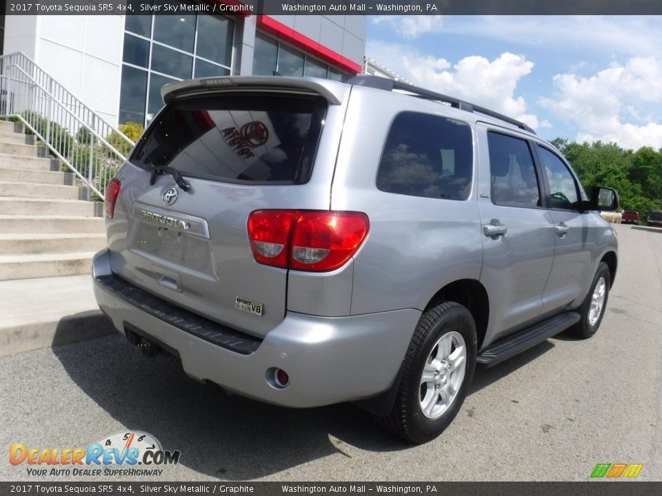 2017 Toyota Sequoia SR5 4x4 Silver Sky Metallic / Graphite Photo #19