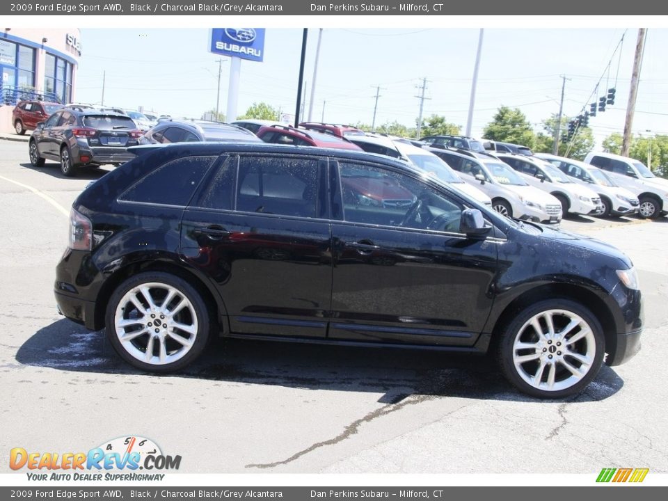 Black 2009 Ford Edge Sport AWD Photo #4